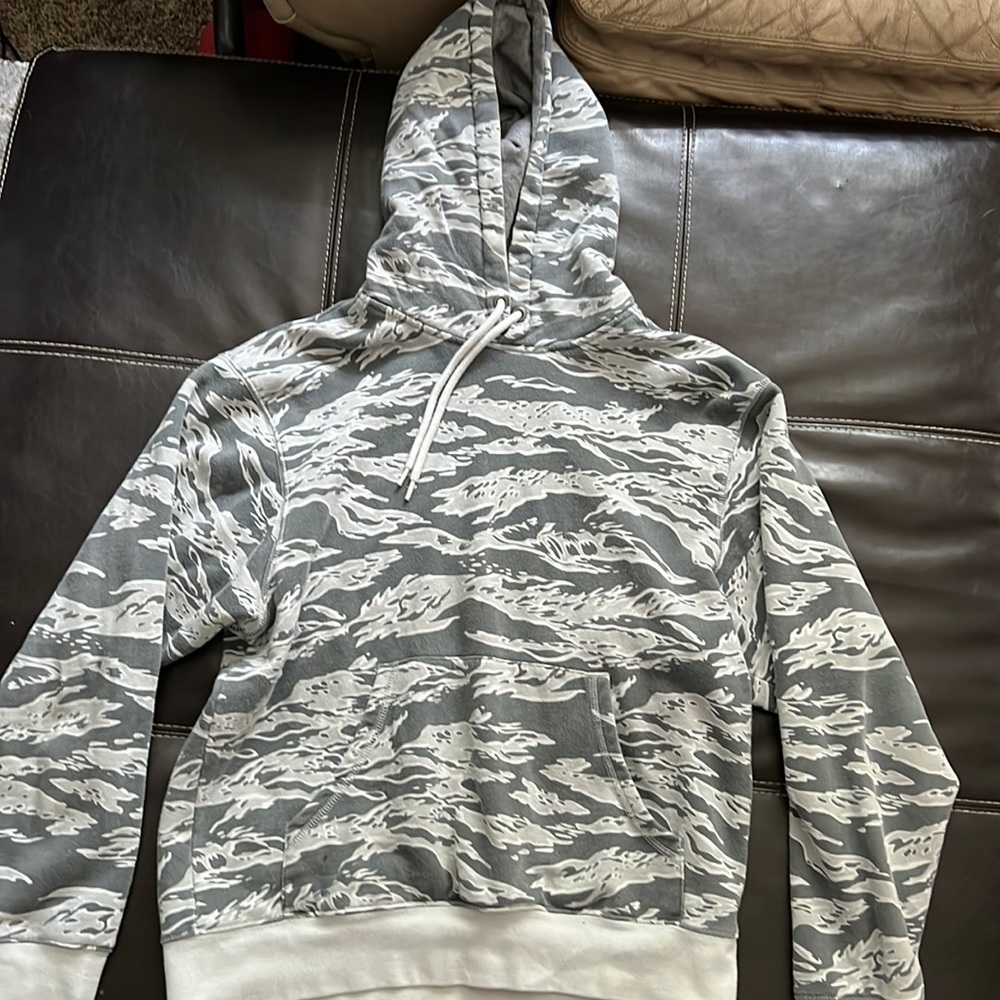 Grey Camo Hoodie